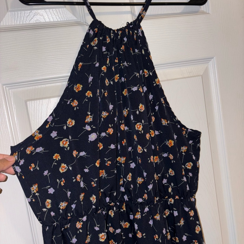 SHEIN Navy Floral Dress Size 4XL